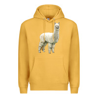 Mustard Alpaca Premium Hoodie - LillyAllenDesigns