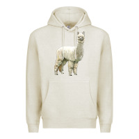 Oatmeal Heather Alpaca Premium Hoodie - LillyAllenDesigns