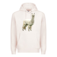 Pale Pink Alpaca Premium Hoodie - LillyAllenDesigns