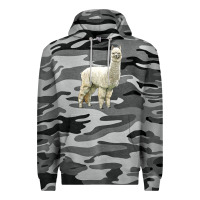 Slate Camo Alpaca Premium Hoodie - LillyAllenDesigns