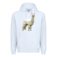White Alpaca Premium Hoodie - LillyAllenDesigns