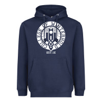 Navy college of winterhold Heavyweight Hoodie - linhVisuals
