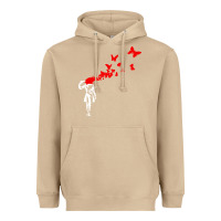 Mushroom banksy Heavyweight Hoodie - linhVisuals