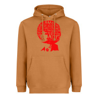 Meerkat angela davis political activist Heavyweight Hoodie - linhVisuals
