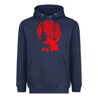 Navy angela davis political activist Heavyweight Hoodie - linhVisuals