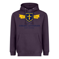 Plum crean lutheran high school Heavyweight Hoodie - linhVisuals