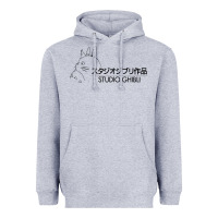 Heather Grey studio ghibli2 Heavyweight Hoodie - linhVisuals
