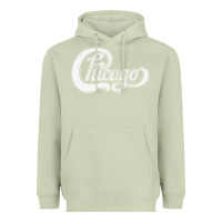 Matcha chicago retro styled faded design Heavyweight Hoodie - linhVisuals