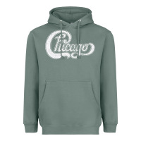 Sage chicago retro styled faded design Heavyweight Hoodie - linhVisuals