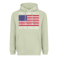 Matcha pro america anti trump shirt   american usa flag resist t shirt Heavyweight Hoodie - linhVisuals