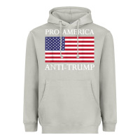 Moon Dust pro america anti trump shirt   american usa flag resist t shirt Heavyweight Hoodie - linhVisuals