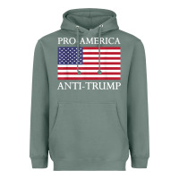 Sage pro america anti trump shirt   american usa flag resist t shirt Heavyweight Hoodie - linhVisuals