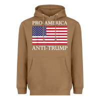 Toasted Coconut pro america anti trump shirt   american usa flag resist t shirt Heavyweight Hoodie - linhVisuals