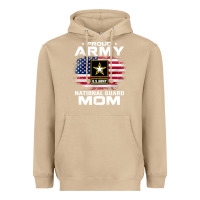 Mushroom proud army national guard mom with american flag gift pullover hoodie Heavyweight Hoodie - linhVisuals
