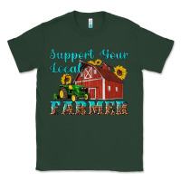 Sports Green western support your local farmer Classic Tee - Artiststas