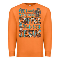 Carrot all i need is a little bit of coffee and o whole lot of jesus Premium Sweatshirt - JahusDesignShop