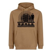 Toasted Coconut the man from uncle Heavyweight Hoodie - linhVisuals