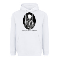White comte de saint germain occultist philosopher Heavyweight Hoodie - linhVisuals