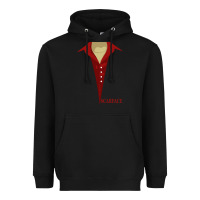 Black scarface Heavyweight Hoodie - linhVisuals