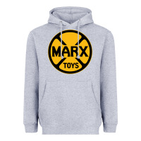 Heather Grey marx toys Heavyweight Hoodie - linhVisuals