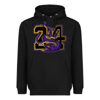Black Mamba #24 Heavyweight Hoodie - linhVisuals