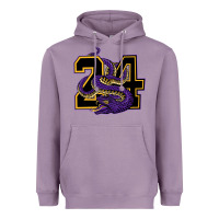 Lavender Mamba #24 Heavyweight Hoodie - linhVisuals