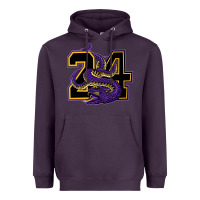 Plum Mamba #24 Heavyweight Hoodie - linhVisuals