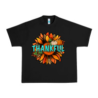 Black thankful with sunflower bbs Urban Heavy Tee - BundleAndBundleShop