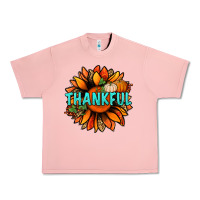 Salmon thankful with sunflower bbs Urban Heavy Tee - BundleAndBundleShop