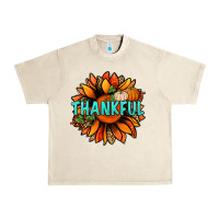 Sandshell thankful with sunflower bbs Urban Heavy Tee - BundleAndBundleShop