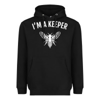 Black beekeeper im a keeper Heavyweight Hoodie - linhVisuals