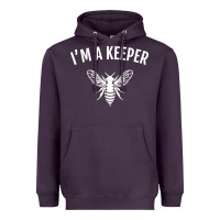 Plum beekeeper im a keeper Heavyweight Hoodie - linhVisuals