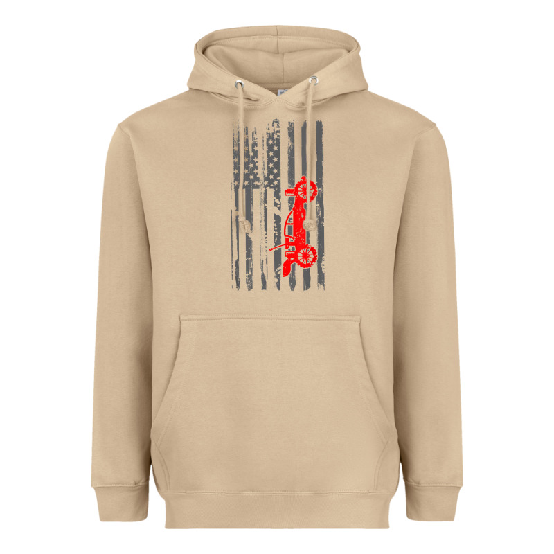 Rc Racing American Flag Radio Control Rc Car T Shirt Heavyweight Hoodie by linhVisuals | Teevron