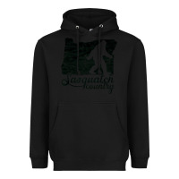 Black sasquatch country   sasquatch Heavyweight Hoodie - linhVisuals