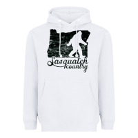 White sasquatch country   sasquatch Heavyweight Hoodie - linhVisuals