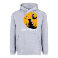 Heather Grey carhartt vintage company Heavyweight Hoodie - linhVisuals