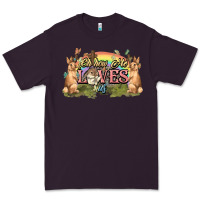 Plum Oh how he loves us cross Easter Day Premium Tee - HowdyJamesFarm