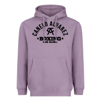 Lavender canelo alvarez boxing Heavyweight Hoodie - linhVisuals