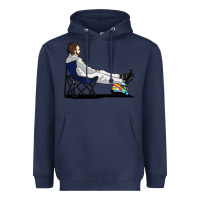 Navy #formula 1 Heavyweight Hoodie - linhVisuals