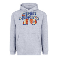 Heather Grey spirit of 76    bicentennial Heavyweight Hoodie - linhVisuals