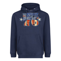 Navy spirit of 76    bicentennial Heavyweight Hoodie - linhVisuals