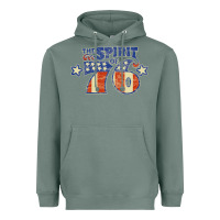 Sage spirit of 76    bicentennial Heavyweight Hoodie - linhVisuals