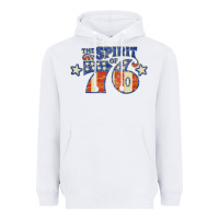 White spirit of 76    bicentennial Heavyweight Hoodie - linhVisuals