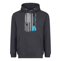 Smoke throwing darts   vintage usa american flag for dart players t shirt Heavyweight Hoodie - linhVisuals