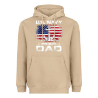 Mushroom u.s navy proud dad with american flag gift veteran day t shirt Heavyweight Hoodie - linhVisuals
