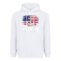 White u.s navy proud dad with american flag gift veteran day t shirt Heavyweight Hoodie - linhVisuals