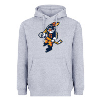 Heather Grey greenville swamp rabbits Heavyweight Hoodie - linhVisuals