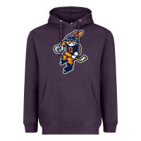 Plum greenville swamp rabbits Heavyweight Hoodie - linhVisuals