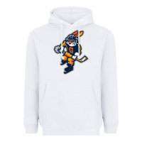 White greenville swamp rabbits Heavyweight Hoodie - linhVisuals