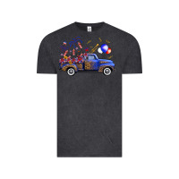 Vintage Black Western Truck Fourth Of July Vintage Tee - FaDigitalArtStudio